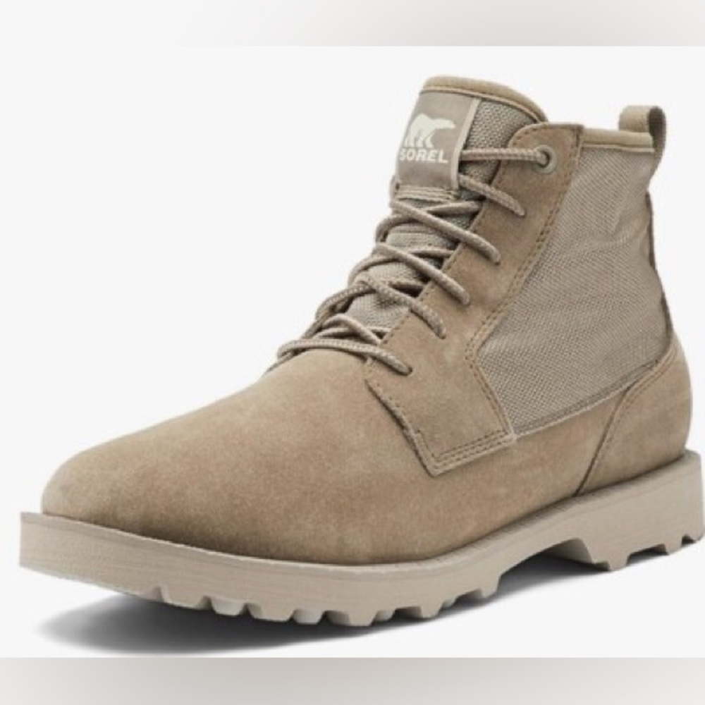 Sorel Men's Caribou Mod Chukka WP Boot in Wet Sand, Men’s 9